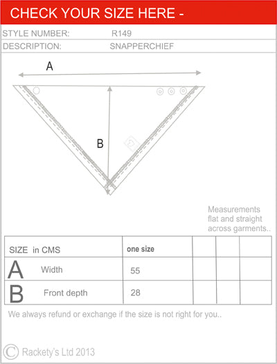R149 Rackerchiefs neck bibs custom image