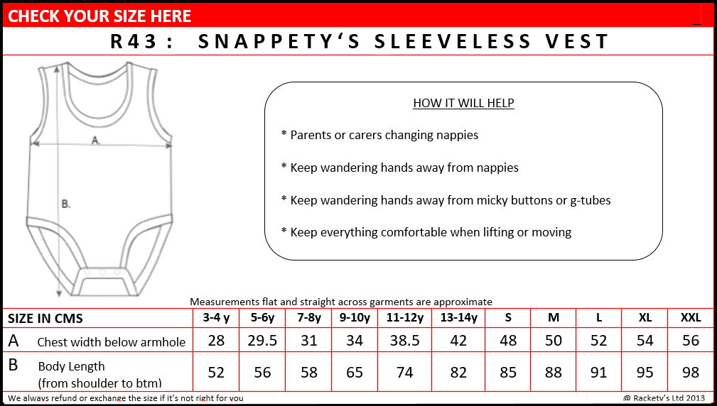 R043 Children Snappety's Vest custom image