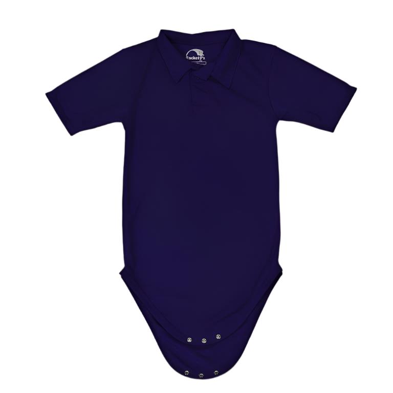 R55 Adult Polyester Popper Polo Shirt
