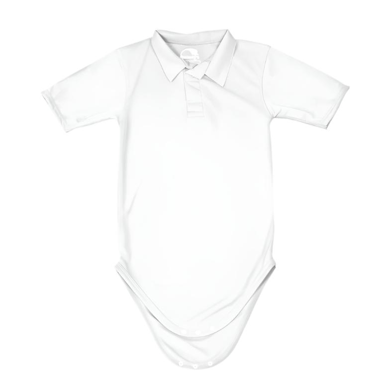 R55 Adult Polyester Popper Polo Shirt