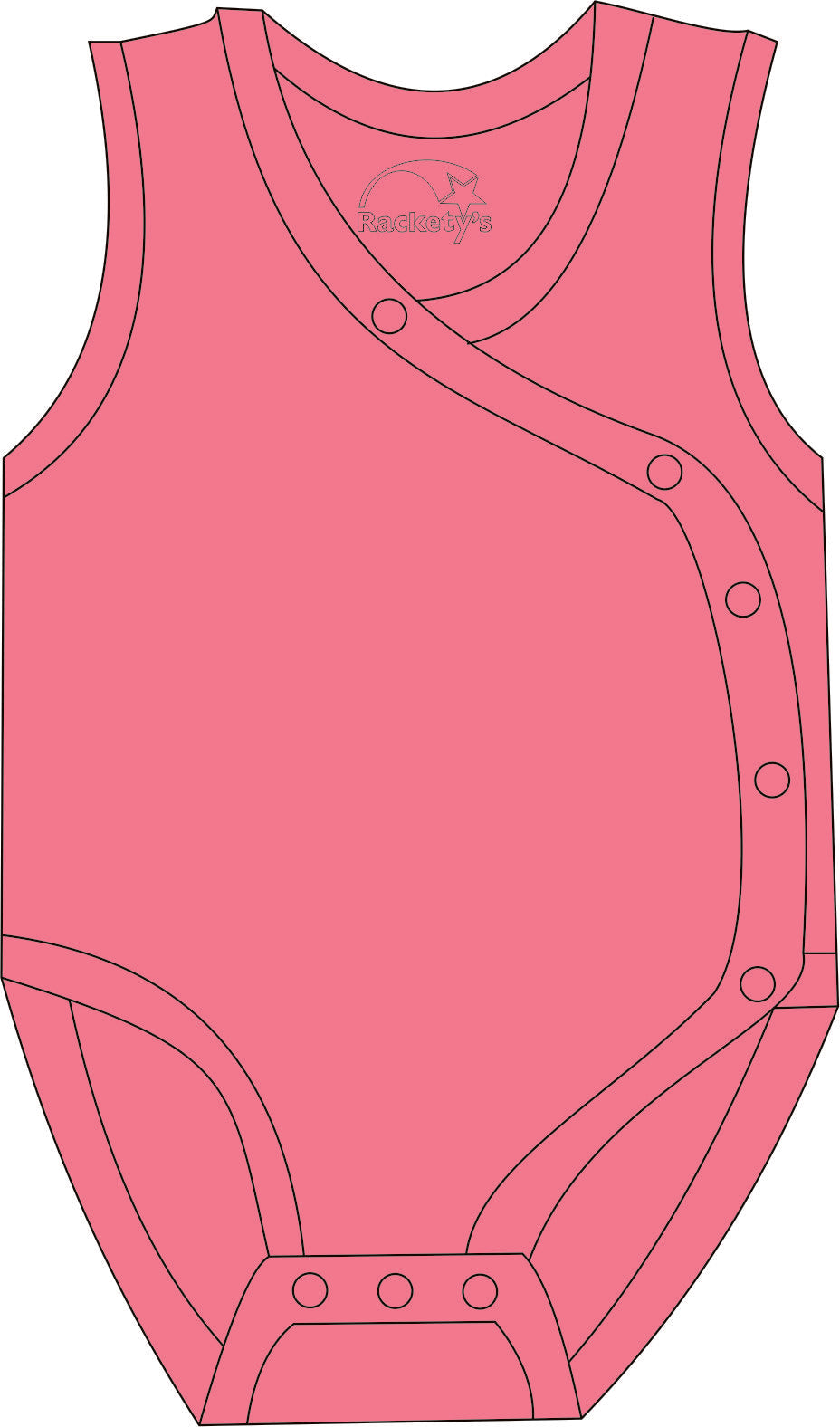 R180C Children 100% Cotton Keeley with Peg Tube Access