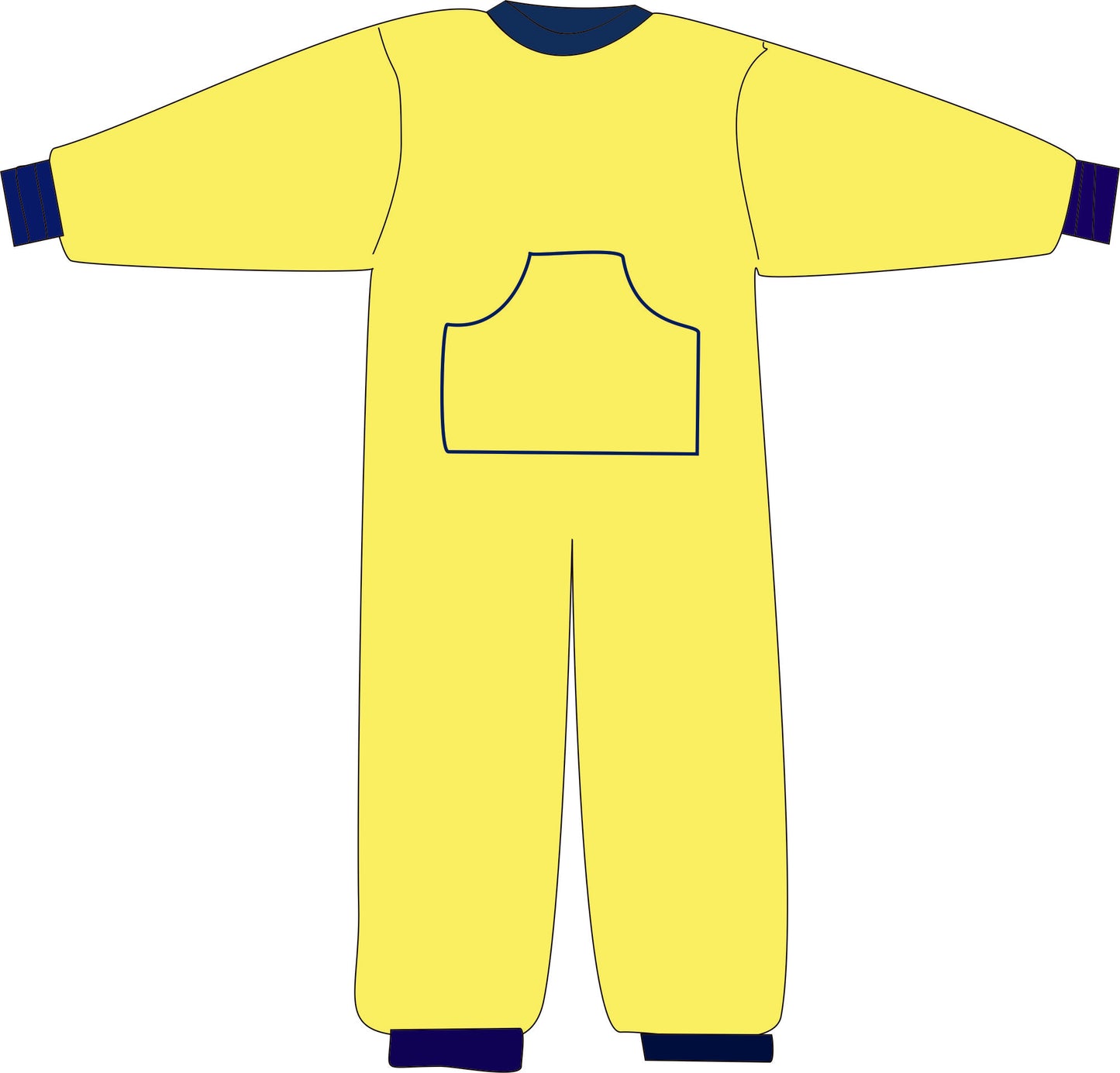 R212C Children 100% Cotton Back Zipped PJS