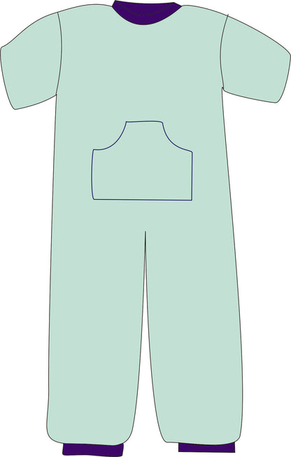 R213C Adult 100% Cotton S/S Pjs