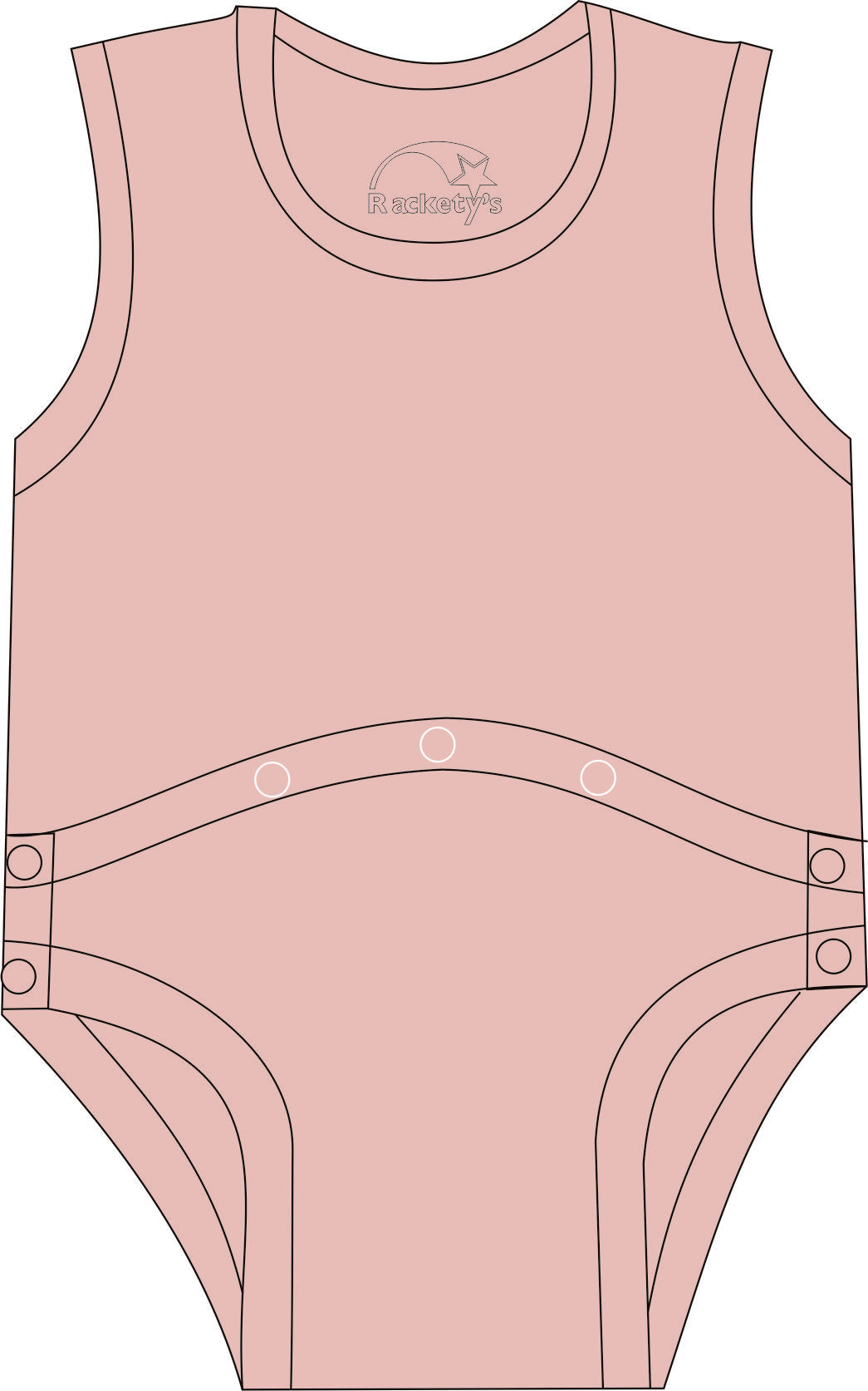 R073C Children 100% Cotton Joey's with Peg tube acces