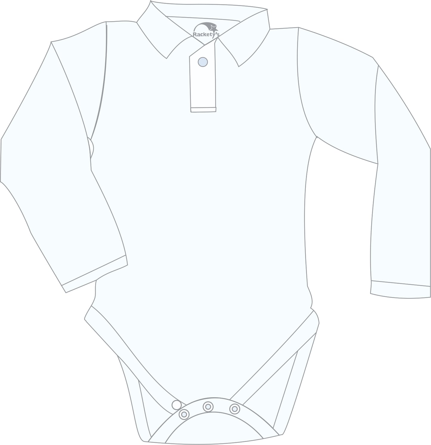R54 L/S Adult Cotton Popper Polo Shirt